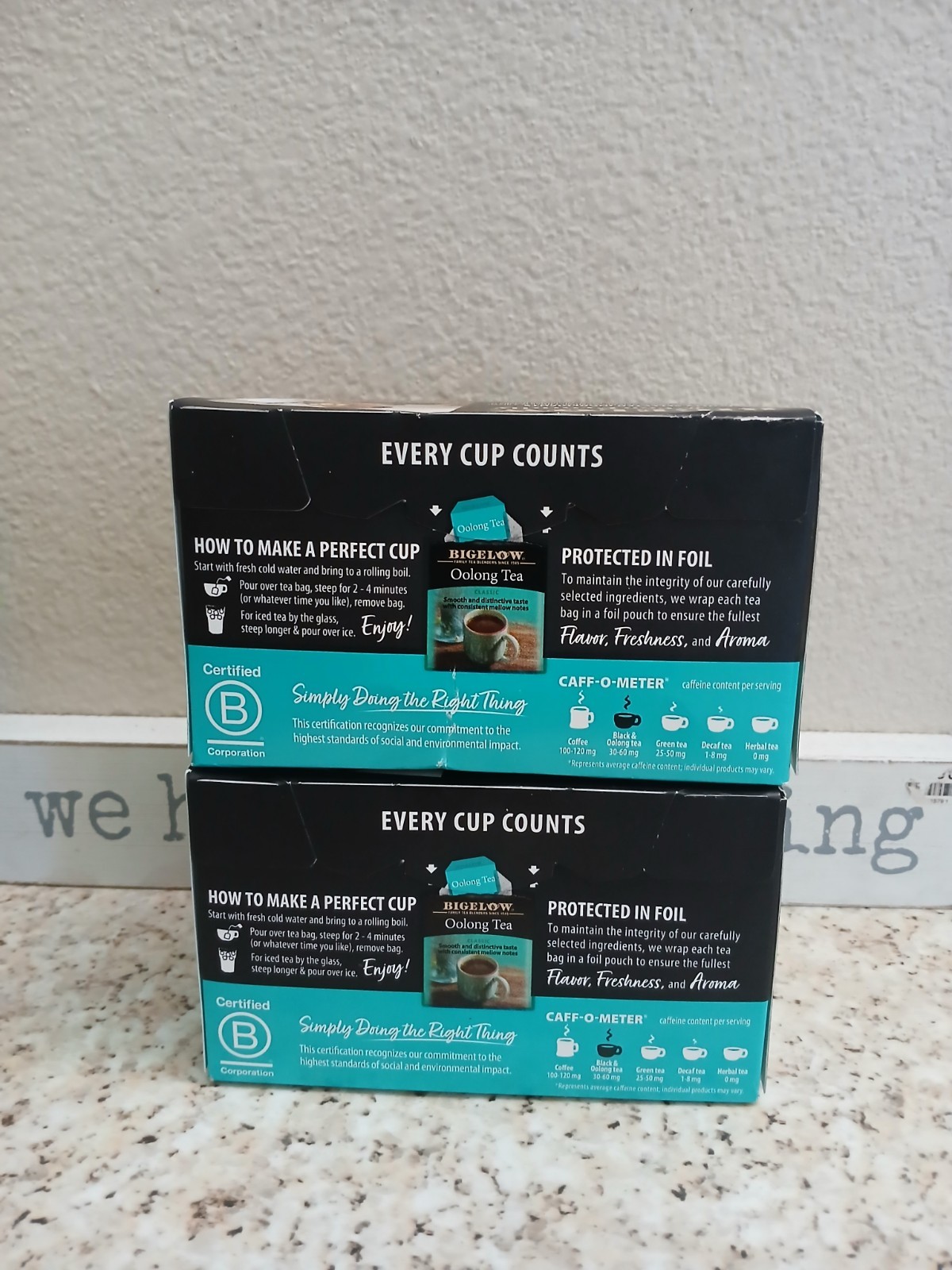 Bigelow Tea Oolong Tea Classic 20 Bag(S) 1.37.oz Exp:05/2027 Lot Of 2 Total 40 B