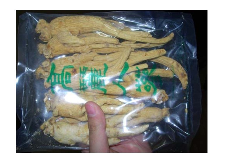 Korean 6 Years Dried White Ginseng Root AA Grade 300g