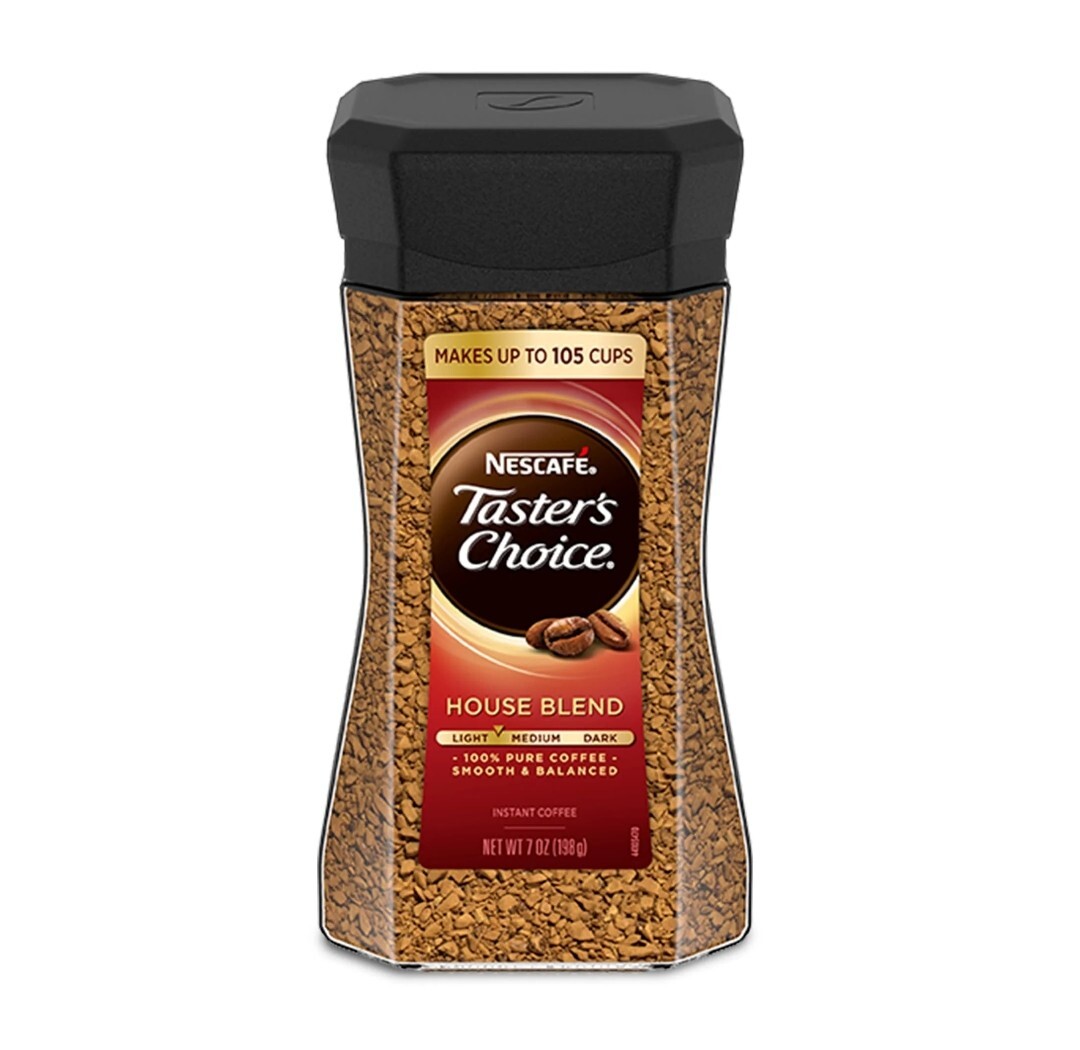Nescafé Taster’s Choice House Blend, Natural Light Medium Roast Instant Coffee