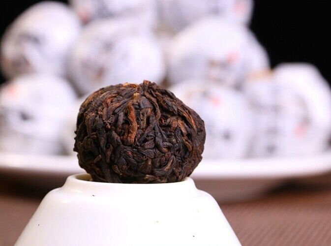 500g 2018 year small bowl-shaped compressed mass of tea leaves cooked tea date
