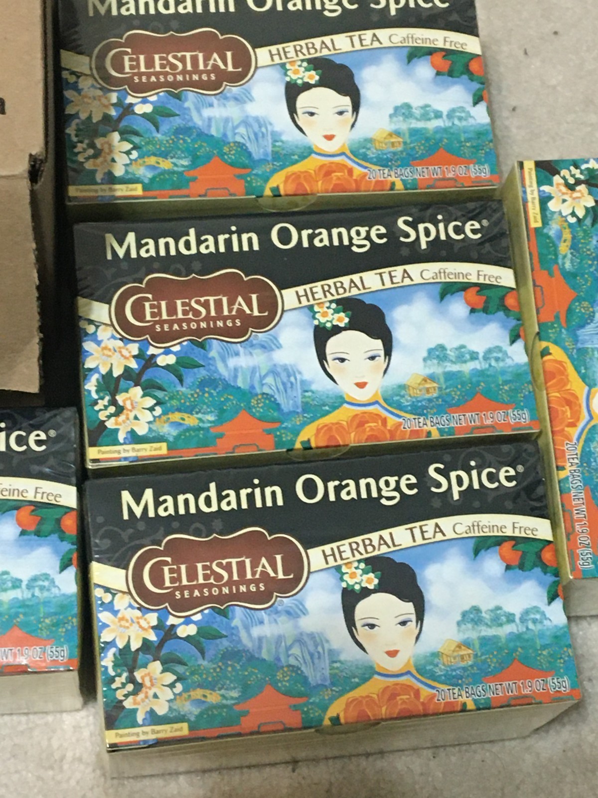 Celestial Seasonings Herbal Tea, Mandarin Orange Spice 20 Count-6 Boxes 120 Bags