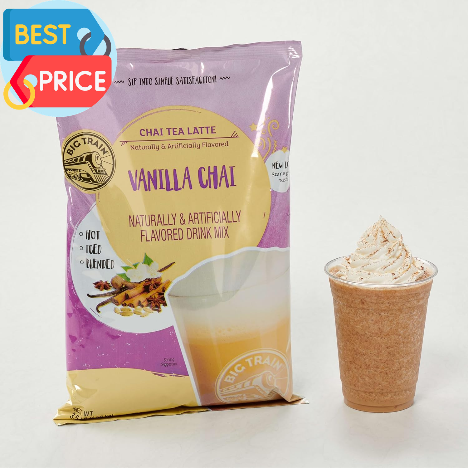 Vanilla Chai Tea Latte Beverage Mix, 3.5 Pound (Pack of 1)