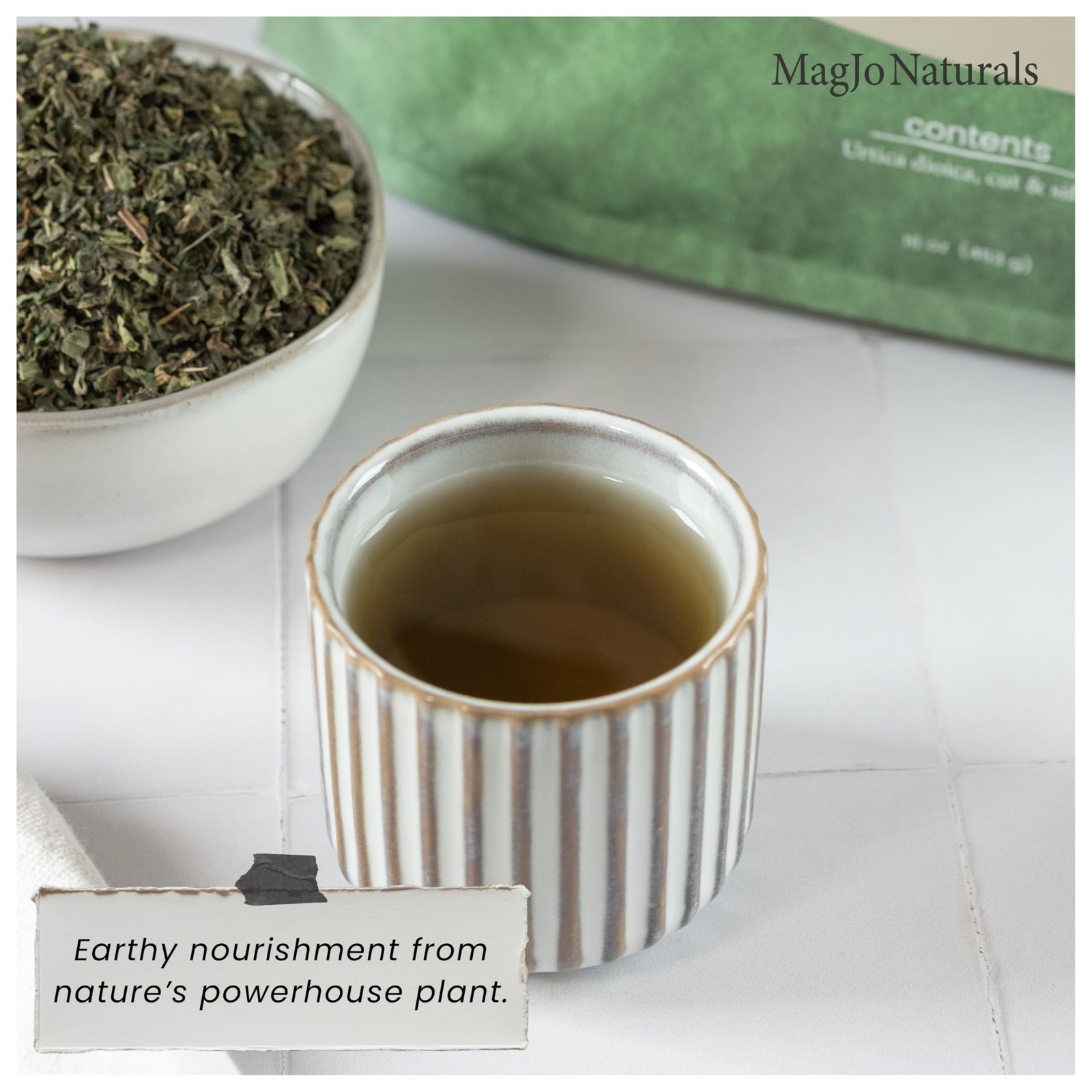 Nettle Leaf Tea 1lb (16oz) Cut & Sifted – Bulk European Stinging Nettle Urtic…