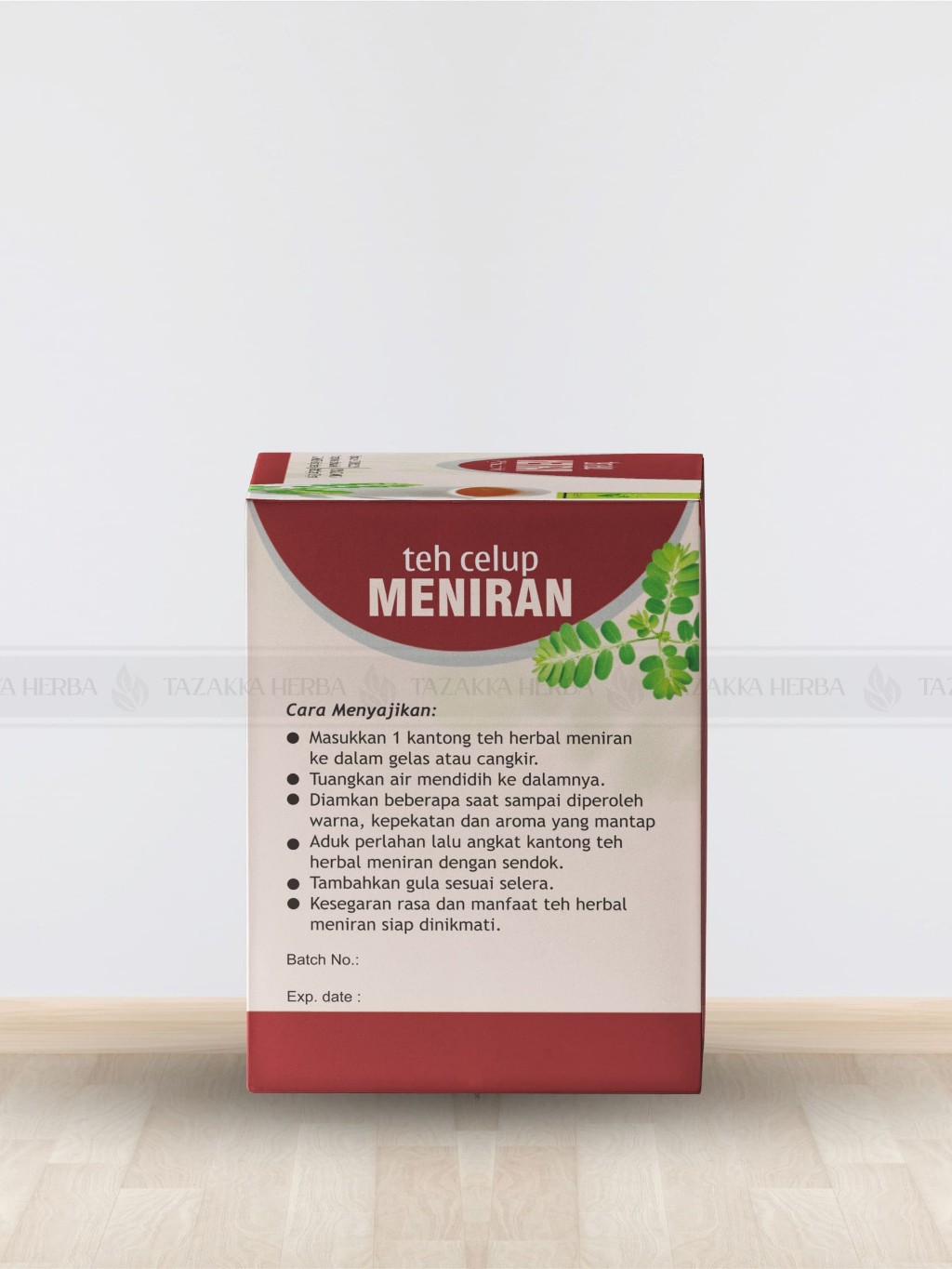 3x meniran herbal tea bags 3x40g (120g total) aroma ritual refill habit
