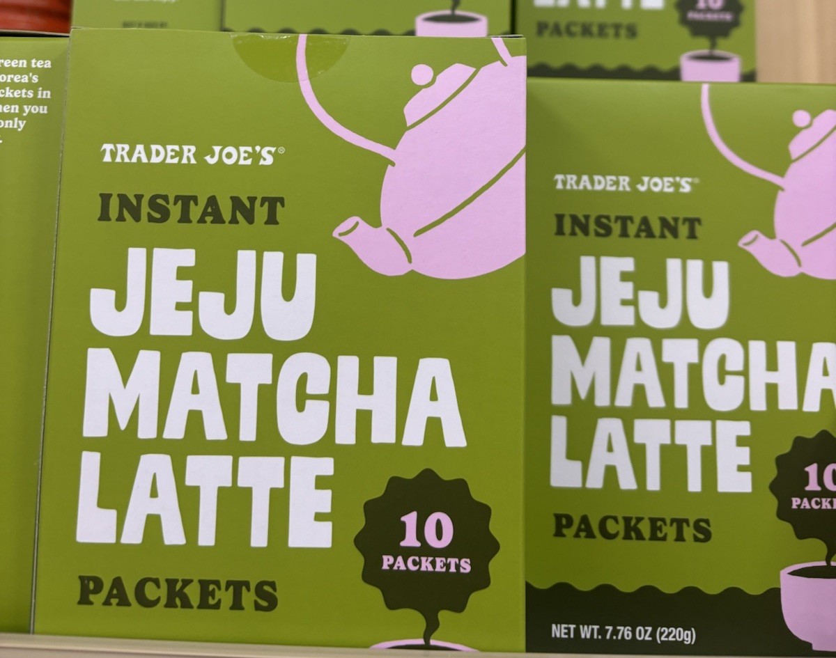 2 Packs Trader Joe’s Instant Jeju Matcha Latte Packets 7.76 oz