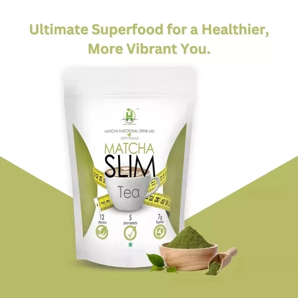 Matcha Slim Green Tea (50gm) Weight Management High In Antioxidants Detoxifying