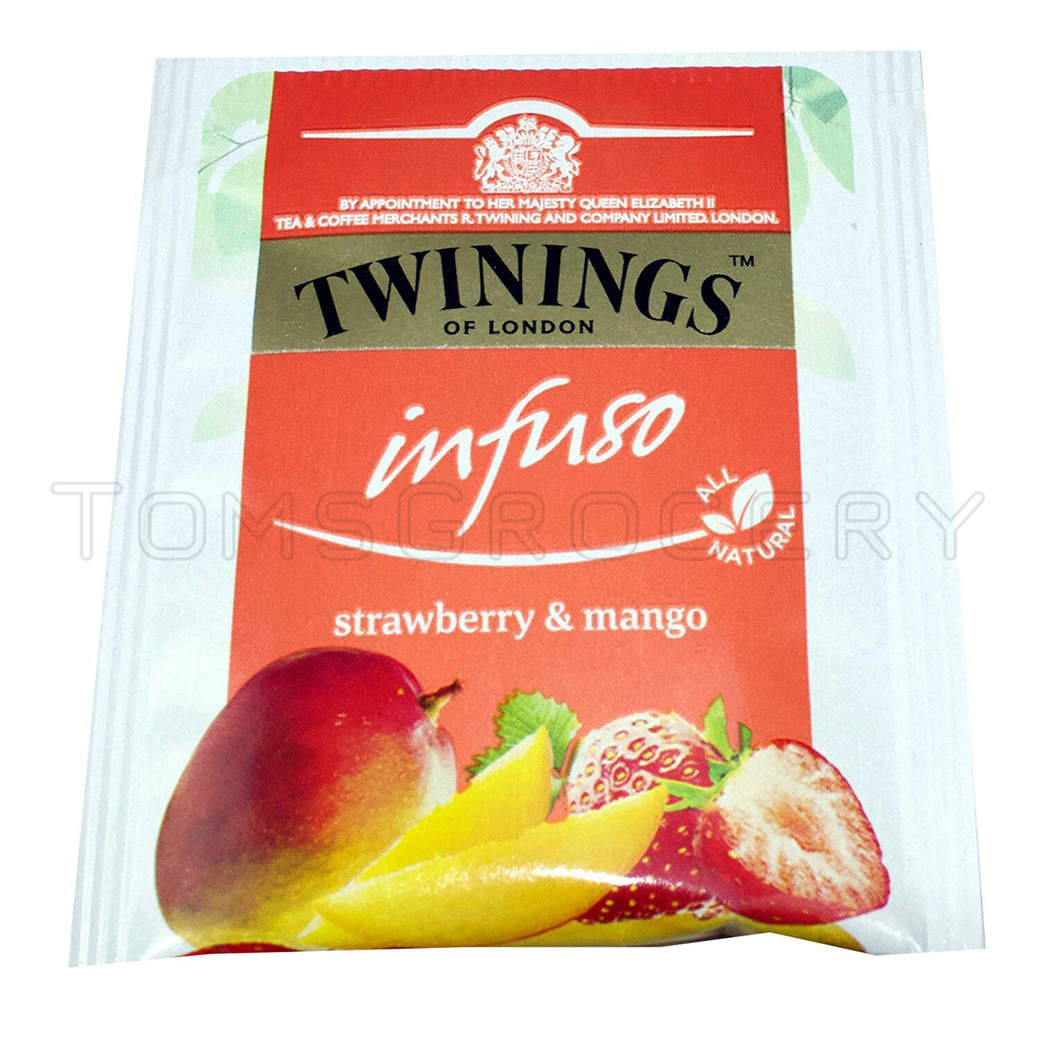 3 x TWININGS Infuso Strawberry & Mango Fruit Flavored Tea Box (60 servings)