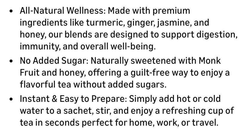 Instant Karma Instant Cinnamon Orange Tea Caffeine Free Herbal Wellness New