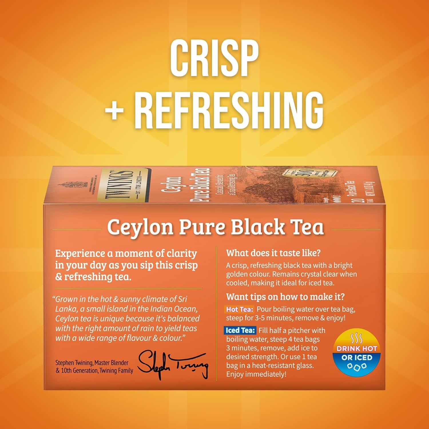 Travel-Friendly Individually Sealed Black Tea Bags