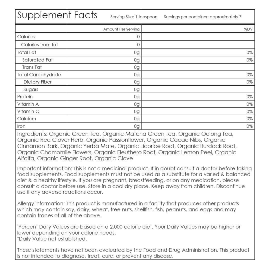 VitaliTea Whole Body Organic Detox Tea | Removes Toxins, Increases Energy