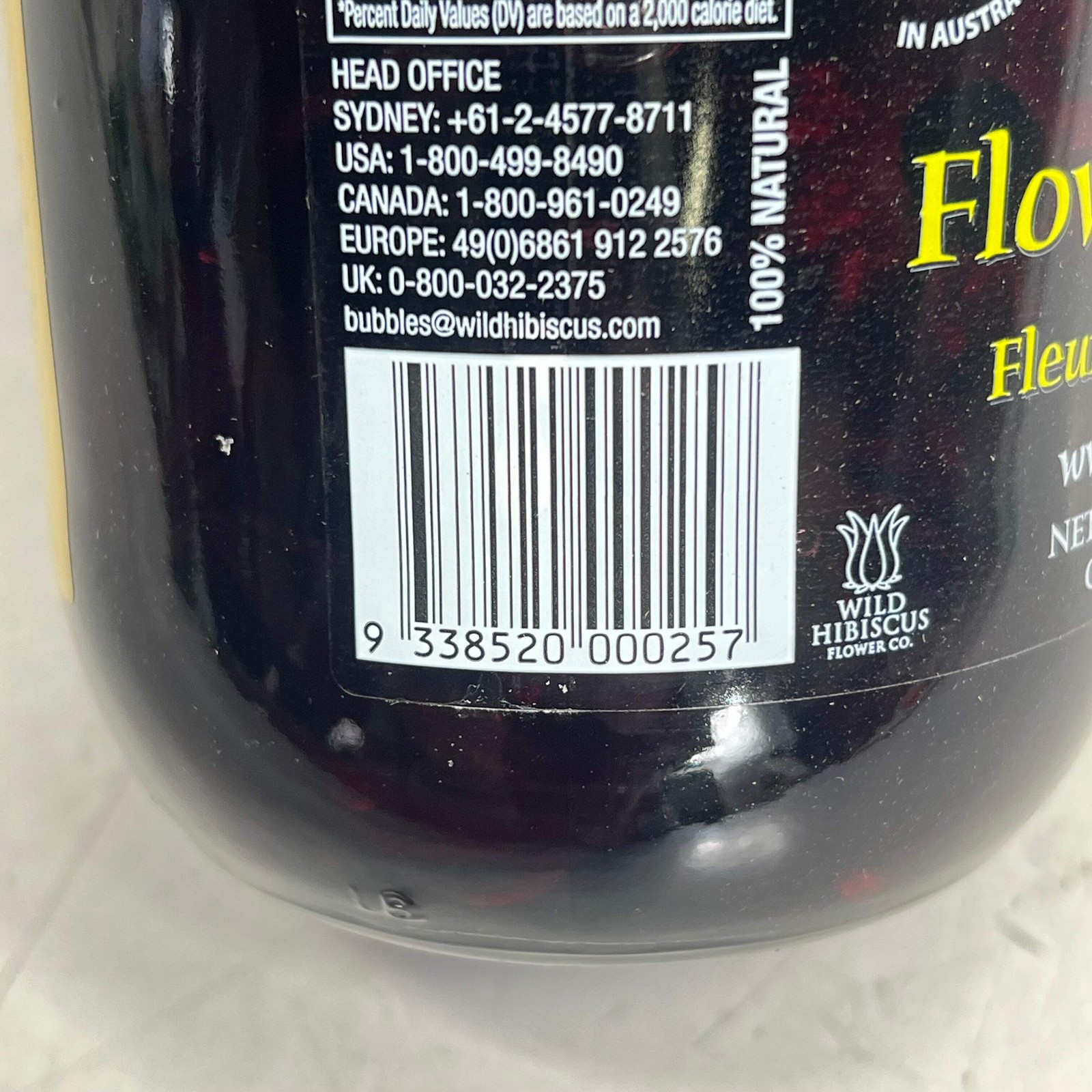 WILD HIBISCUS FLOWER (50 FLOWERS) Wild Hibiscus Flowers In Syrup 2.5lb BB 06/29