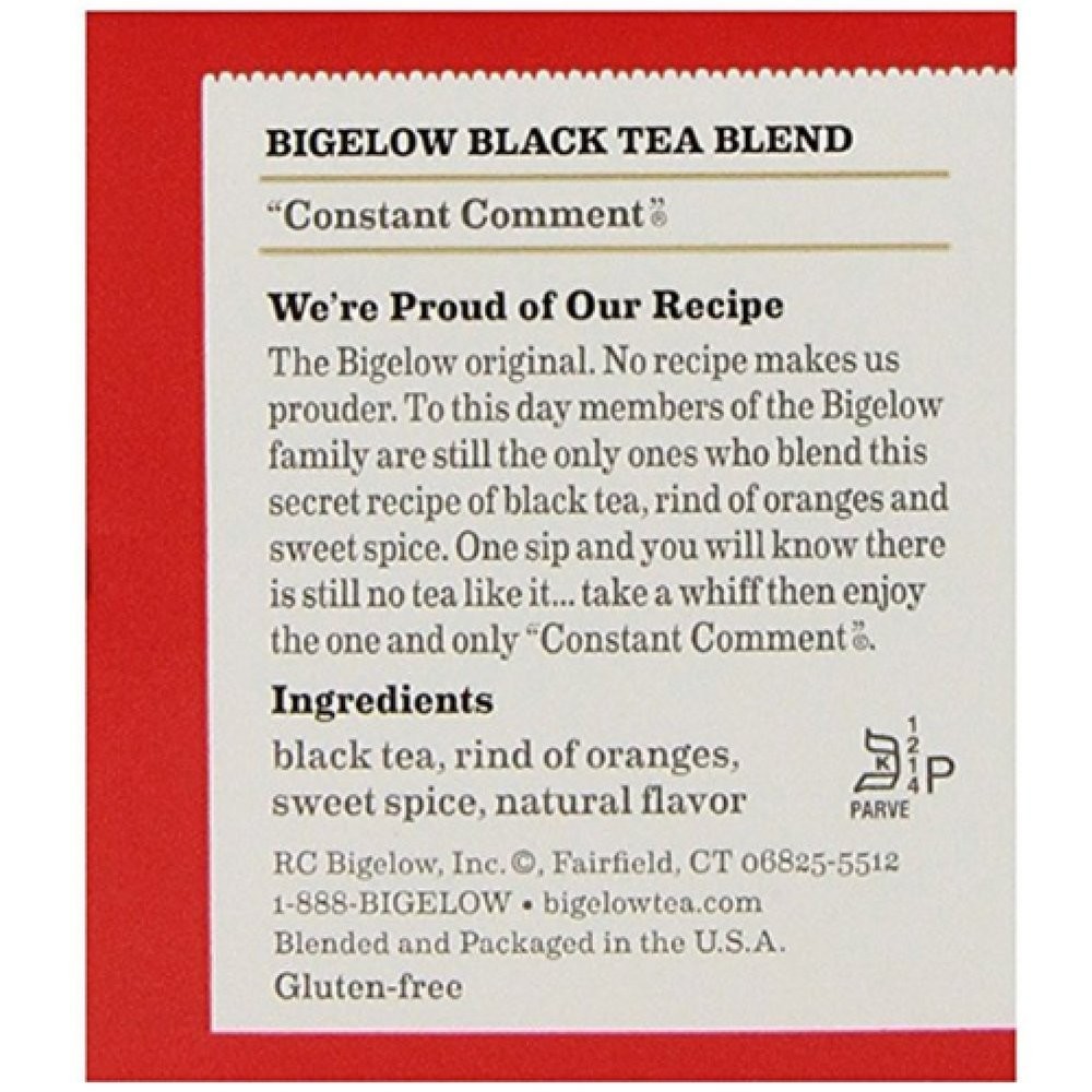 Bigelow Constant Comment Tea, 20-Count Boxes (Pack of 1) 20 Count