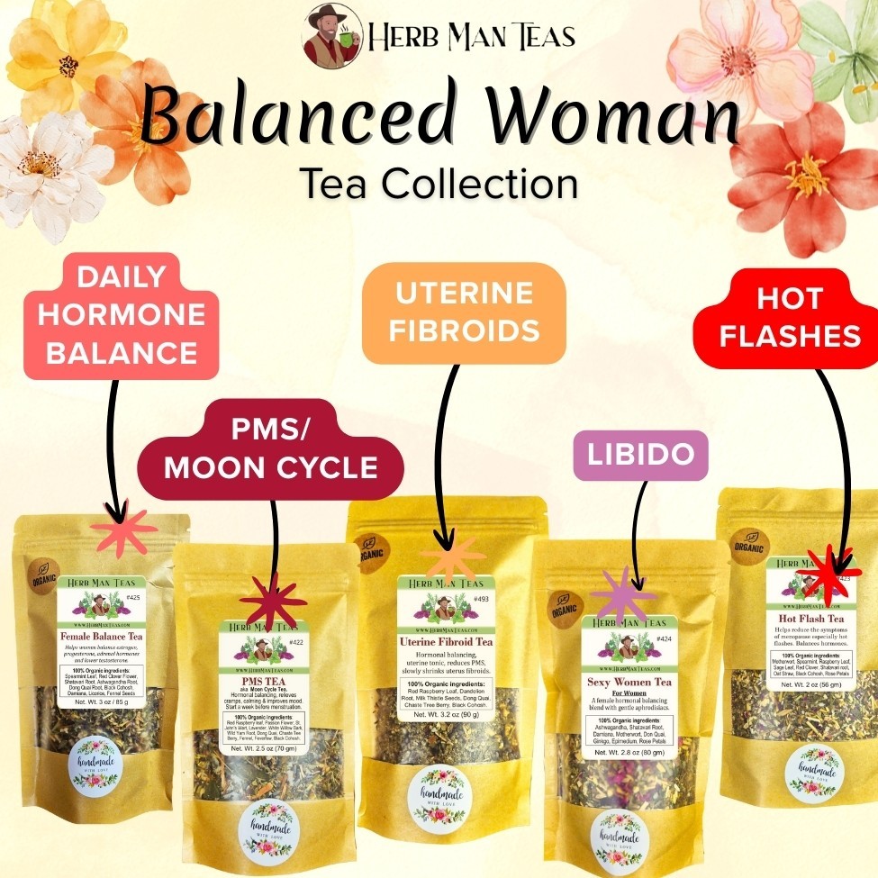 LIBIDO TEA for women -hormonal balancing with gentle Aphrodisiacs for women
