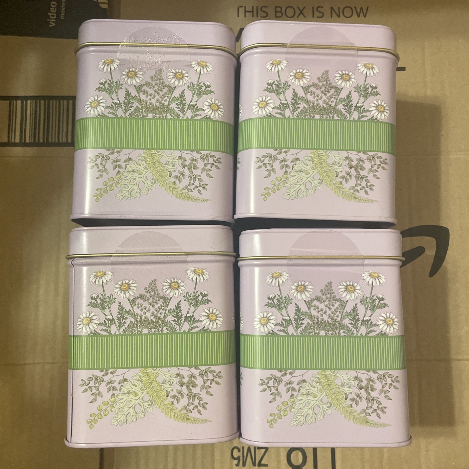 4 tins The Secret Garden Organic Sleep Blend Herbal Tea 50 ct. BBD 9/2026+
