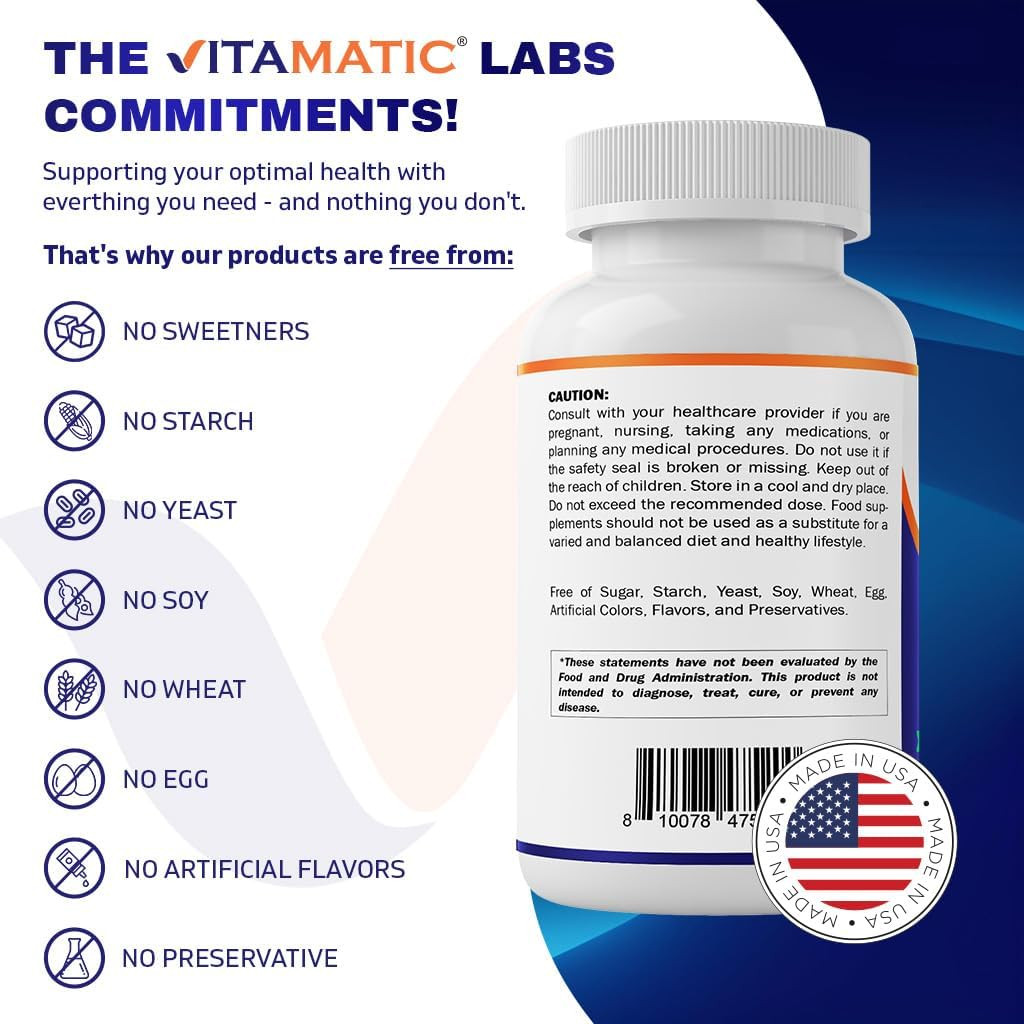 Vitamatic Virgin Coconut Oil Softgels, 3000 mg Per Serving, 60 Servings, 180…