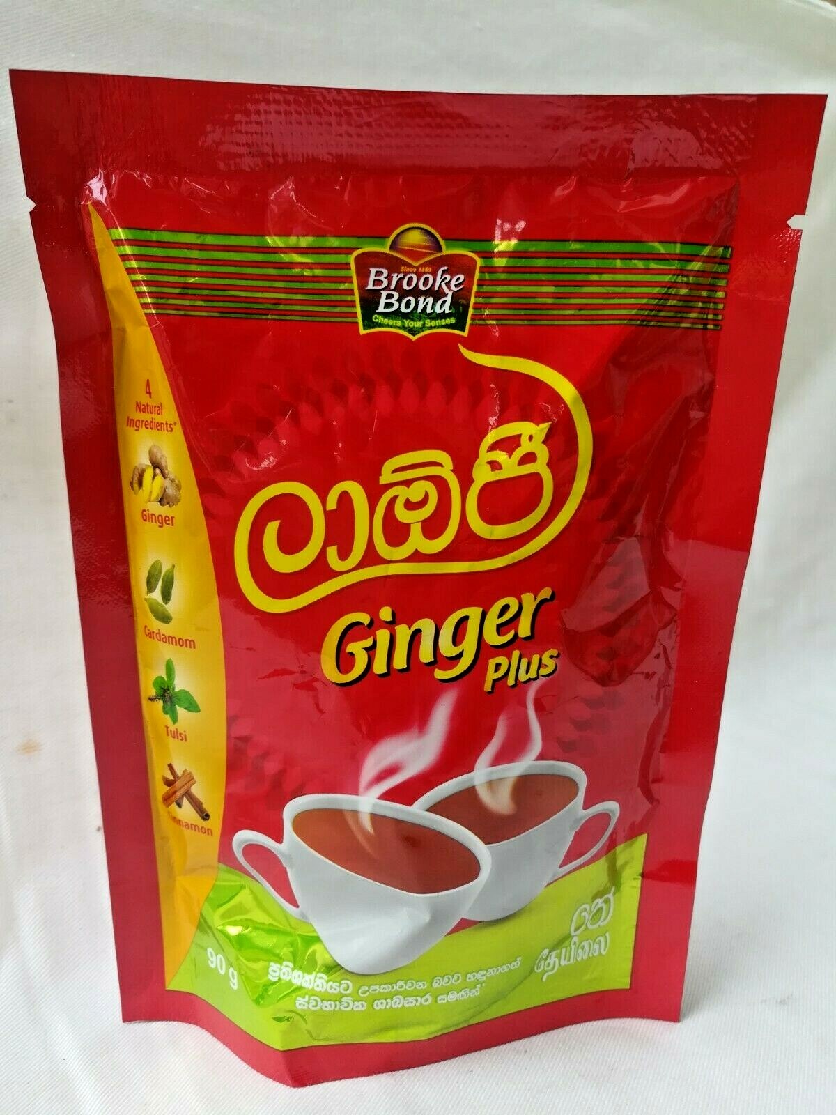 Laojee Ceylon Ginger Plus Tea 90G Packet-Sri Lankan Quality Tea Free Shipping