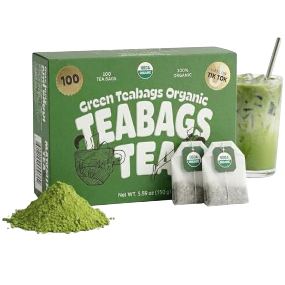 Matcha Teabags Matchadna Certified Organic Matcha Green Tea by – 100 Teabags