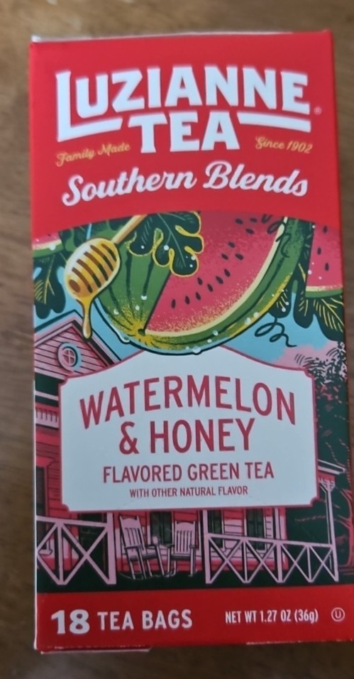 Luzianne Tea Watermelon & Honey Flavired Green Tea 18 Count Buy 1 get 1 free