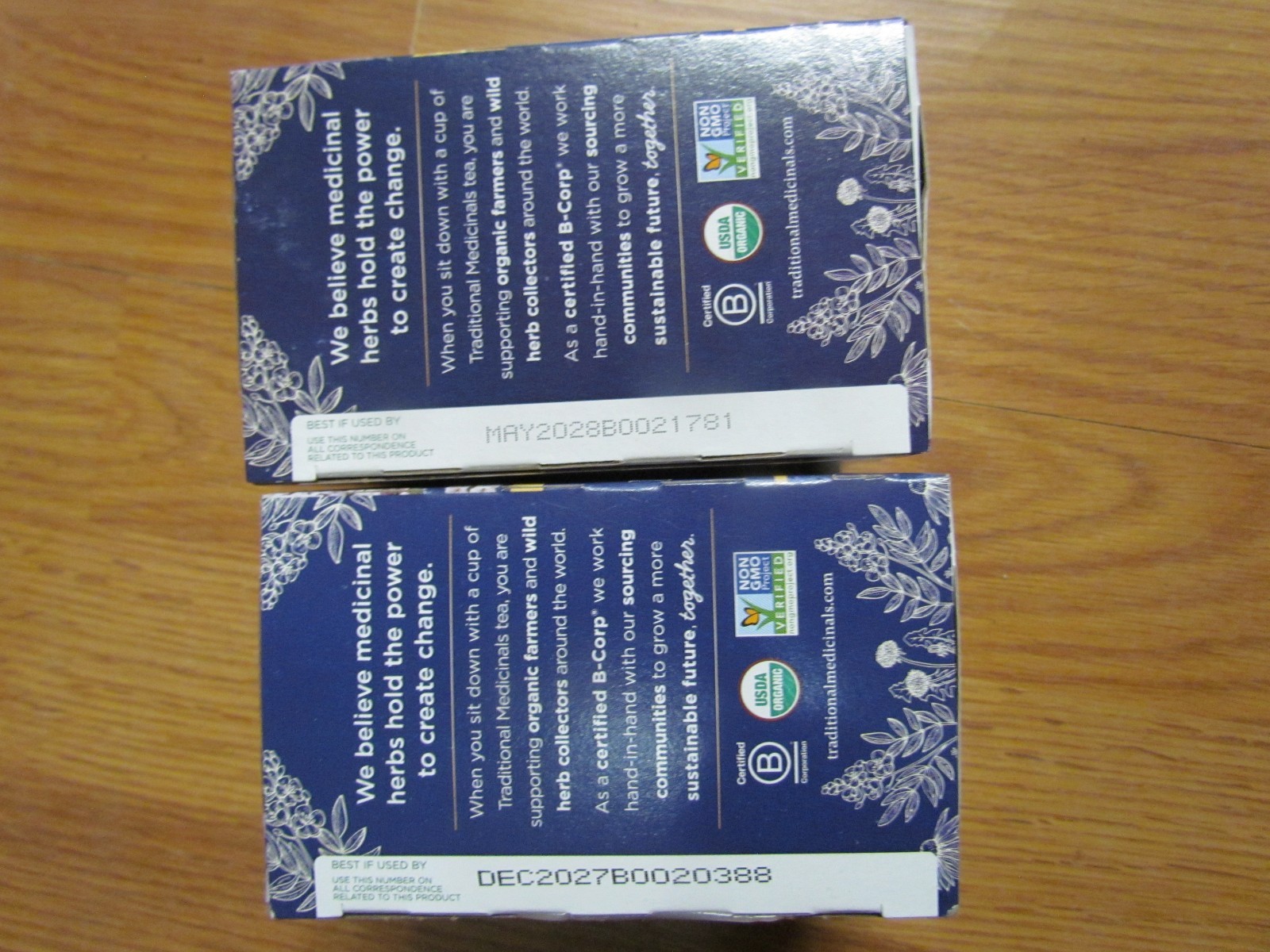 6 Traditional Medicinals Organic Nighty Night Tea Lemon Balm Valerian/Chamomille
