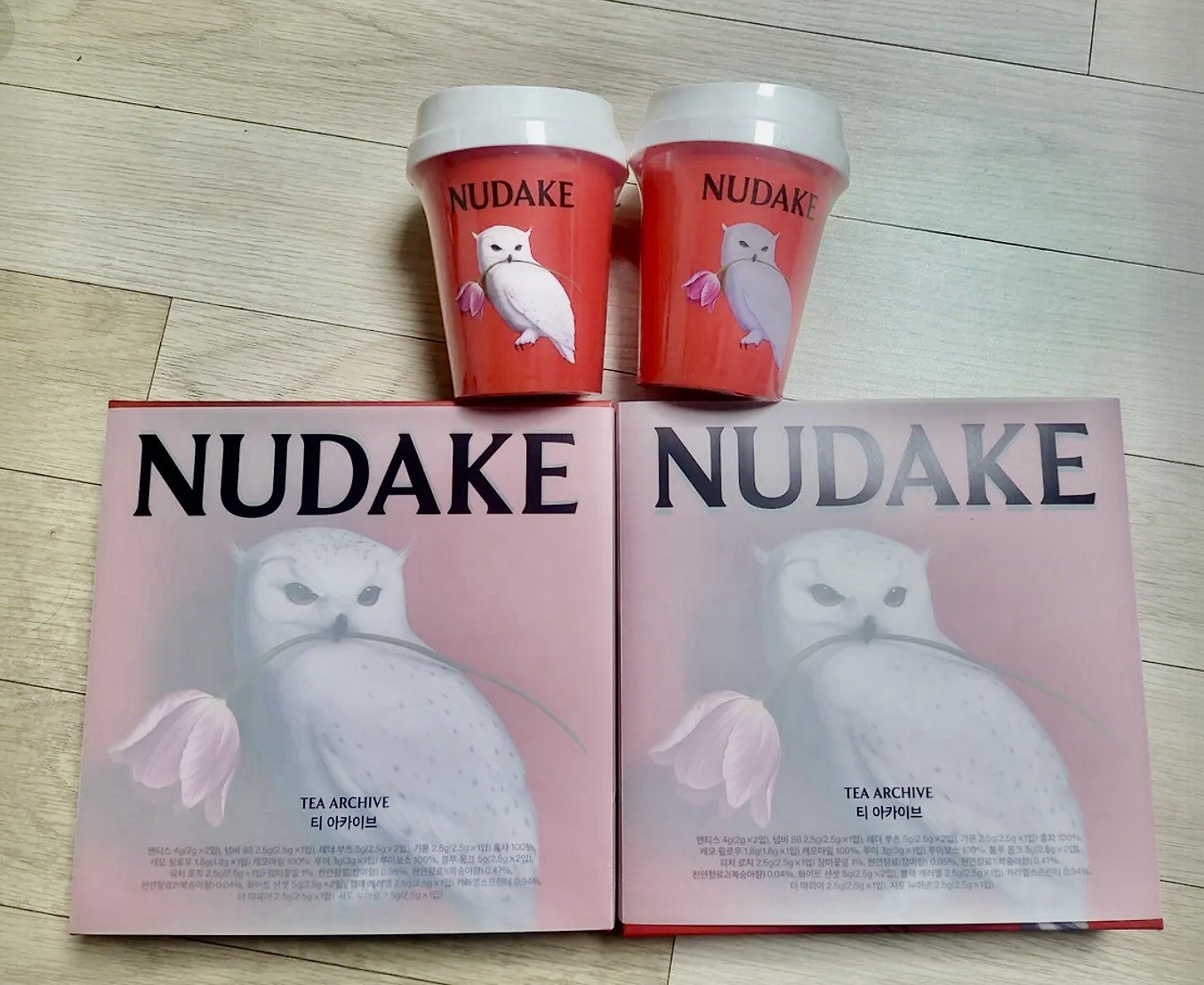 NUDAKE Tea Archive / Assorted Tea Bags 16pcs + Reusable cup / Korean Edition