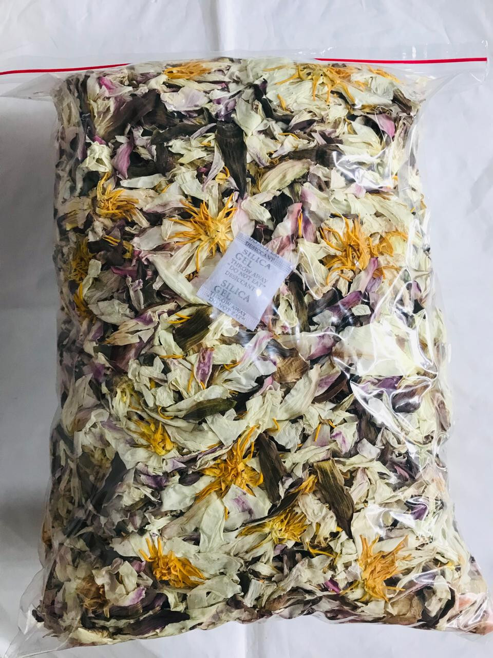 Ceylon 100% Organic White Lotus Nymphaea Ampla Hand Picked Dried Flowers Tea