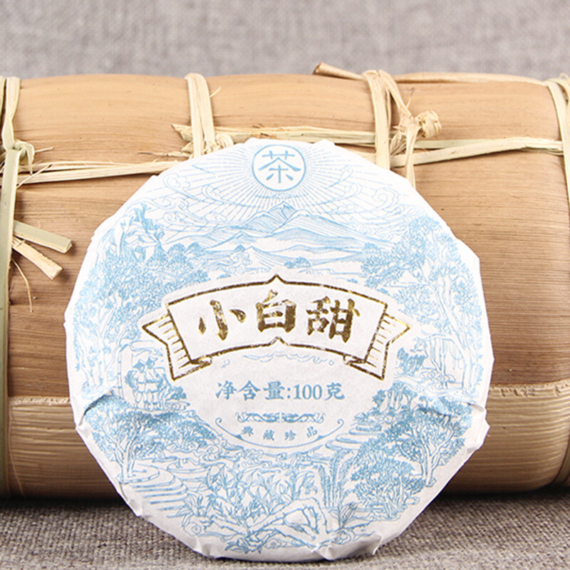 White Tea Cake Ancient Tree Organic High Mountain Xiao Bai Tian Tea 100g