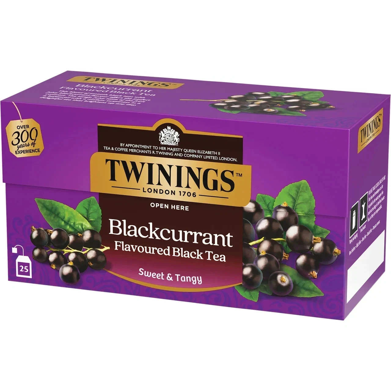 1/2/5/10/15x Twinings Blackcurrant Black Tea 25 Bags