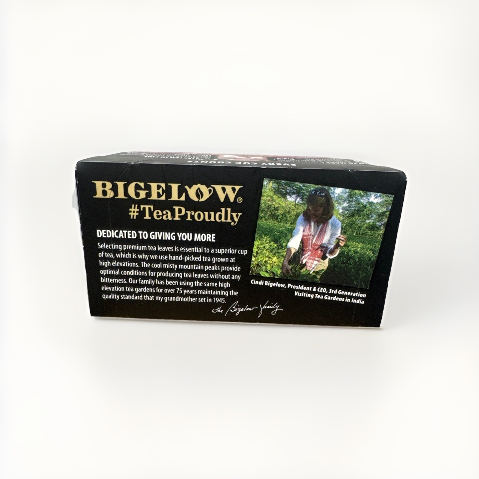 Boxes Bigelow Cinnamon Stick Black Tea | 20 Pouches Per Box | 1.28oz (case of 6)