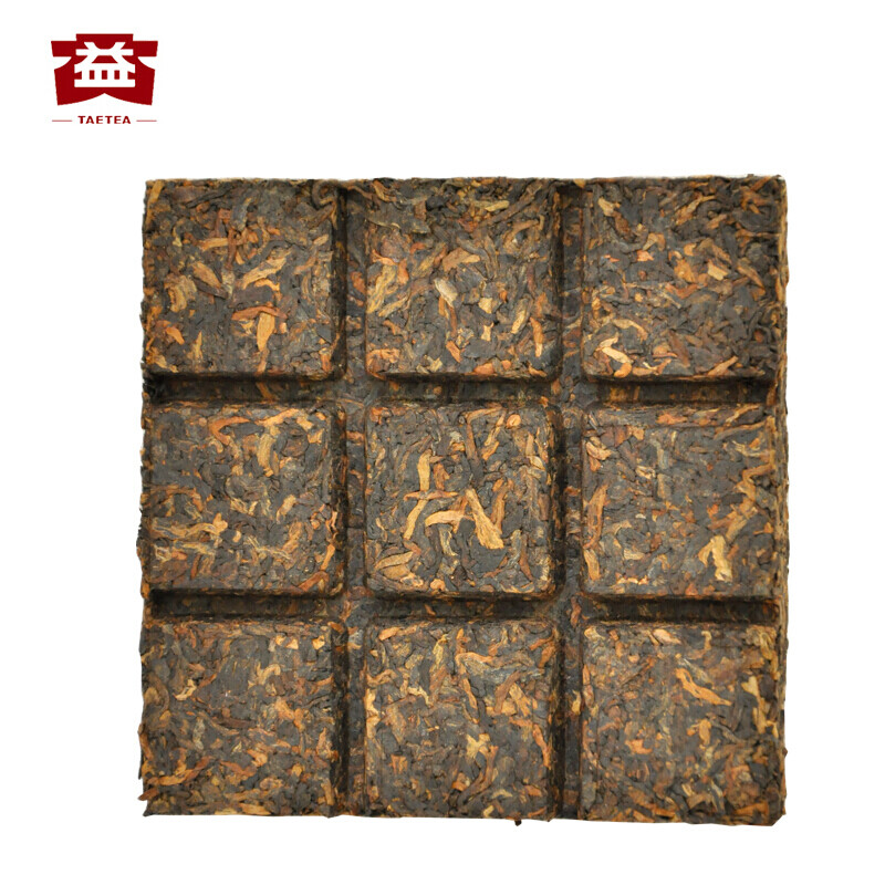 Pu’er Tea Cubes Amber * 2020 TAETEA Menghai Dayi Puer Tea Brick Ripe Pu-erh 240g