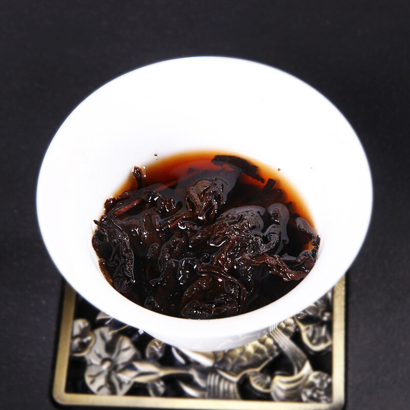 250g Purple Bud Pu-Erh Ripe Tea Brick Natural Herbal Energy Black Tea