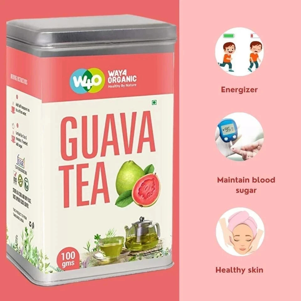 WAY 4 ORGANIC W4O Guava Leaf Tea 100g