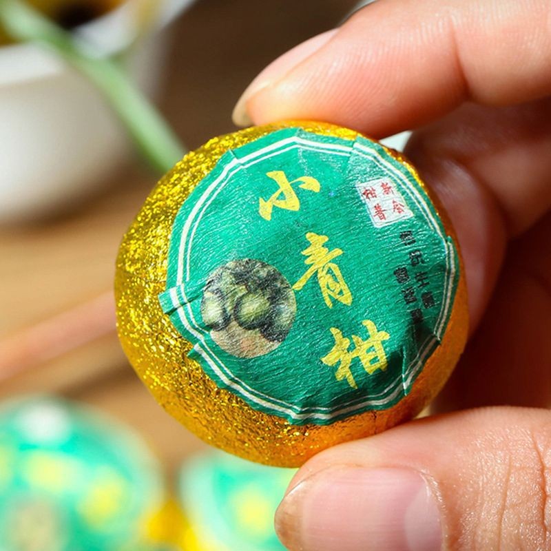 500g Small Green Mandarin Orange Dried Tangerine Peel Pu’er Tea Ripe Tea New Tea