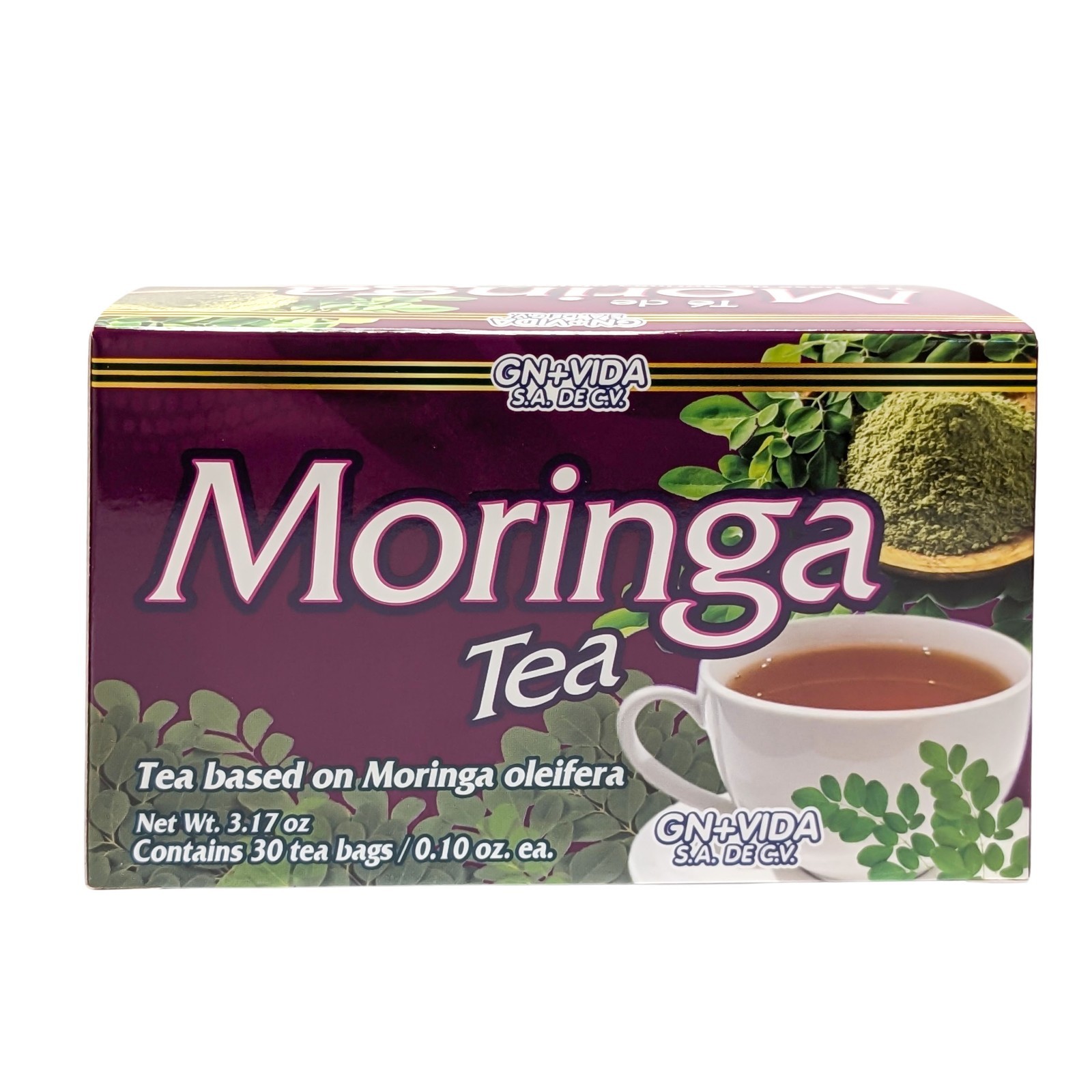 Te de Moringa 30 Sobres 100% Natural- 30 tea bags Moringa