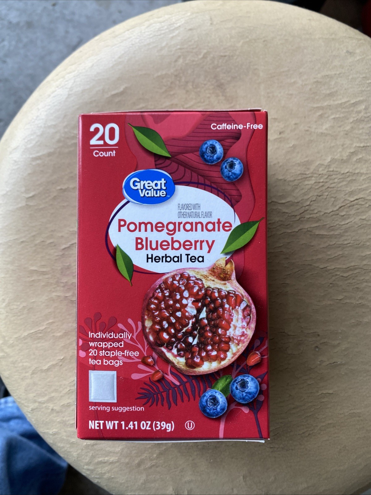 Pomegranate Blueberry Herbal Tea Great Value
