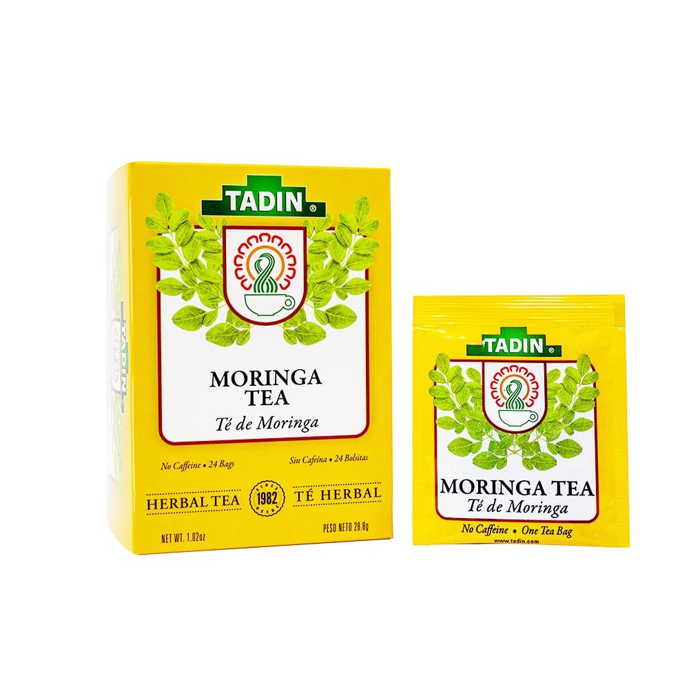 Tadin – Moringa Superfood Tea, 24 Individually Sealed 24 Count (Pack of 1)