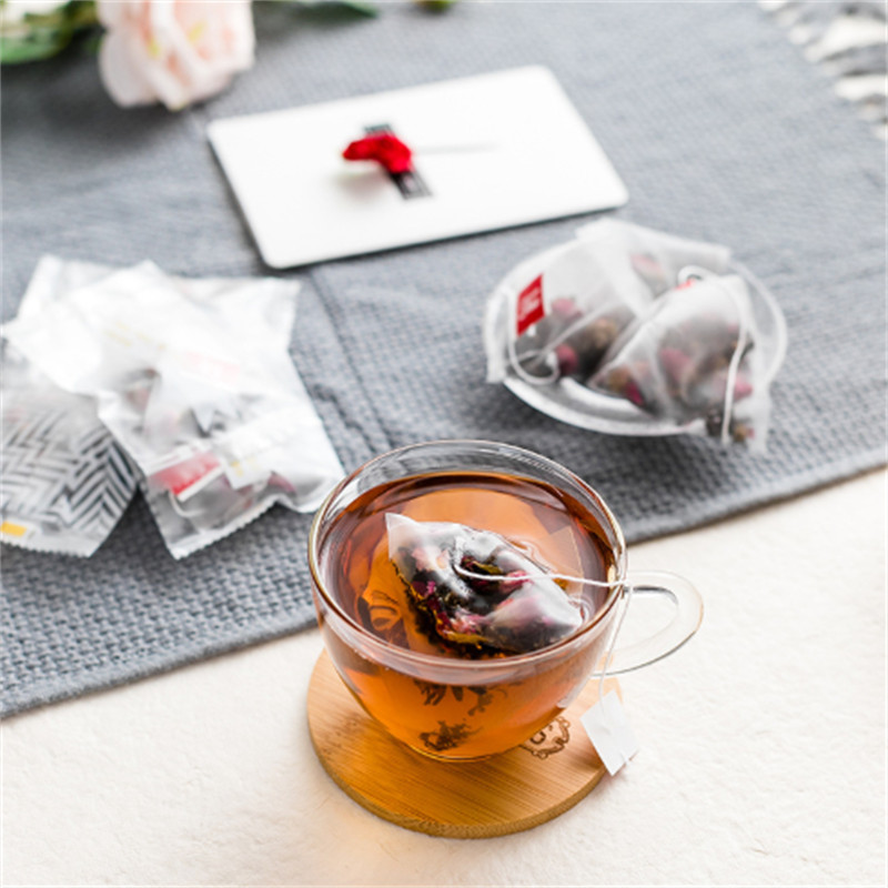 Rose Oolong Tea 12Pcs/Set 120g Pyramid Packing Organic Health Flower Tea