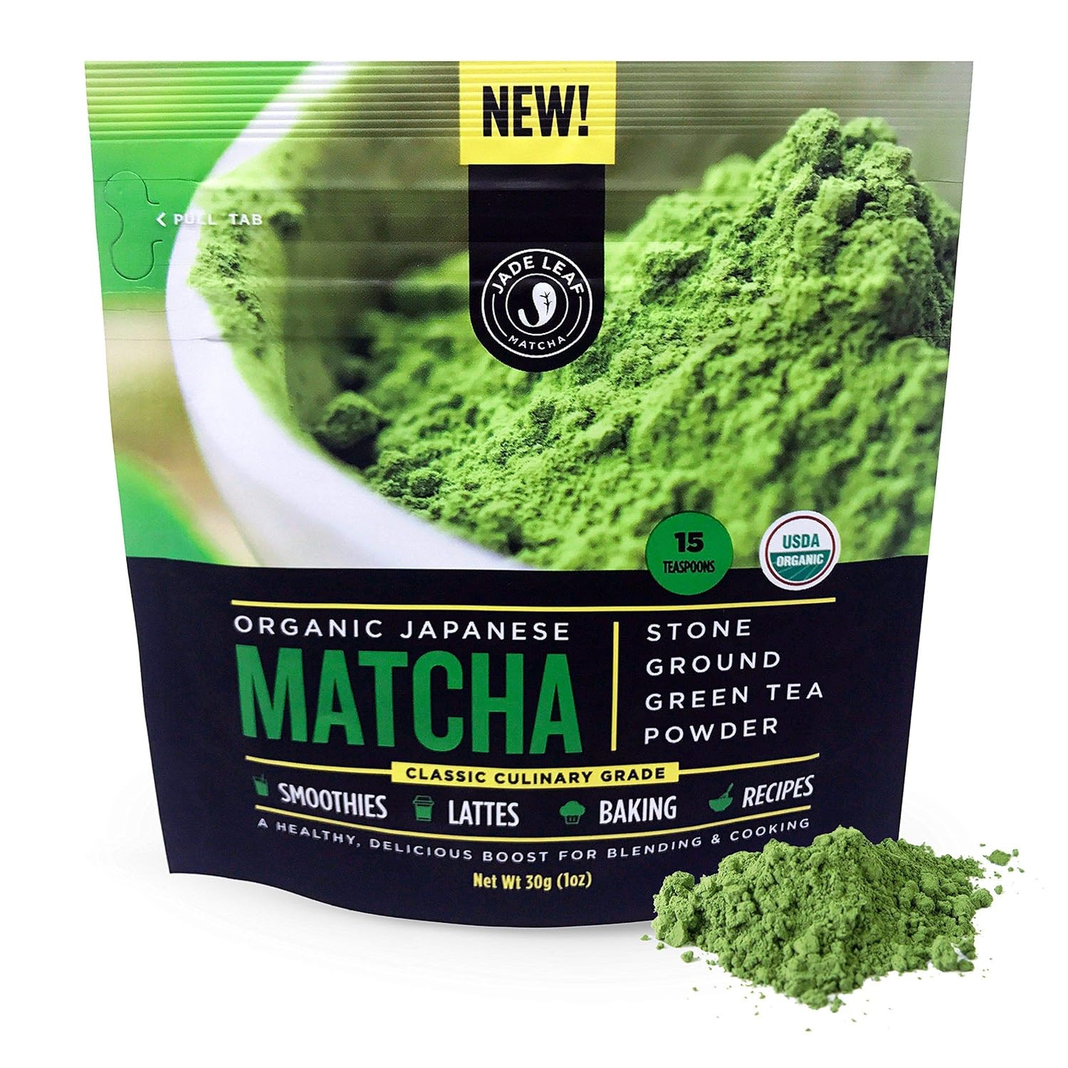 Organic Green Tea Powder – Culinary Grade Premium Second Harvest – Authentic Jap