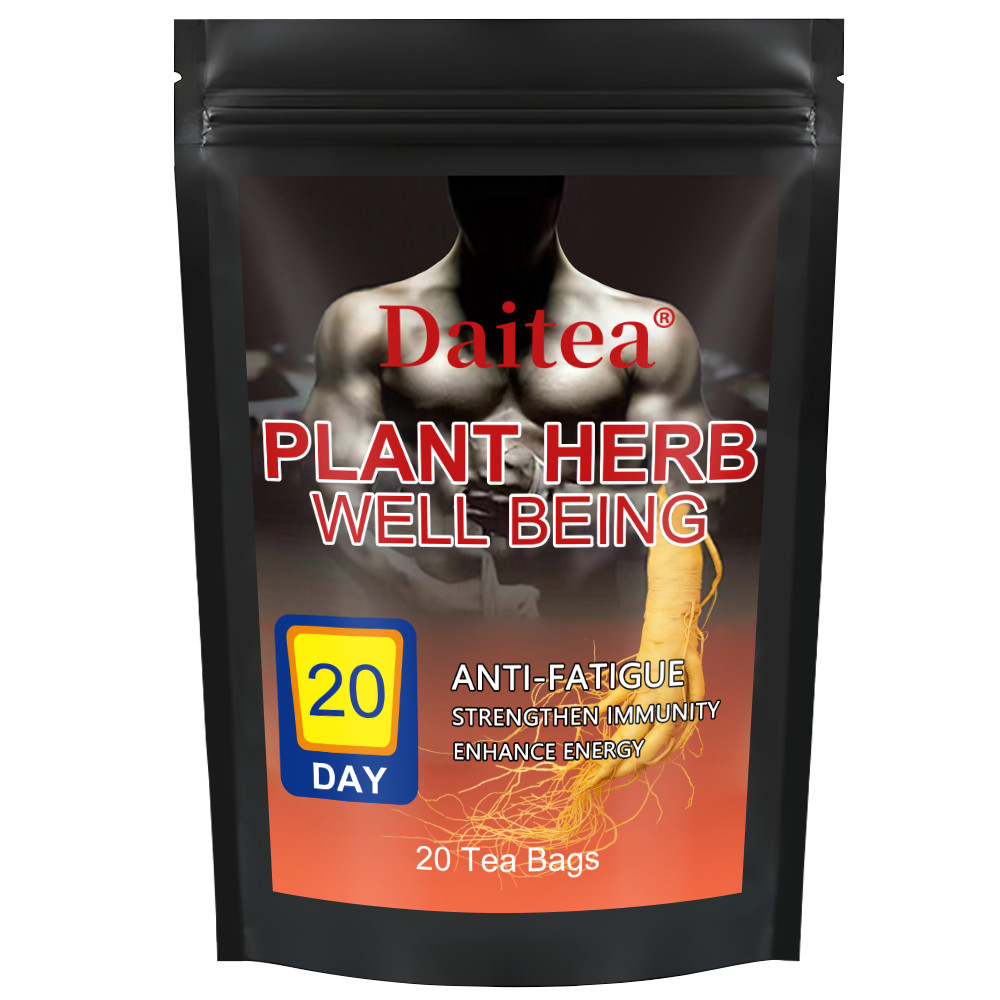 Natural Detox Cleanse Ginseng ten Treasures Tea Bag for Men&Women,Herbal Formula