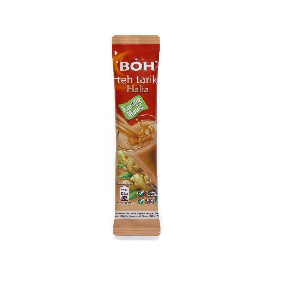 8x BOH Teh Tarik INSTANT GINGER MILK TEA Less Sweet Drink (12’s x 26g) FREE SHIP