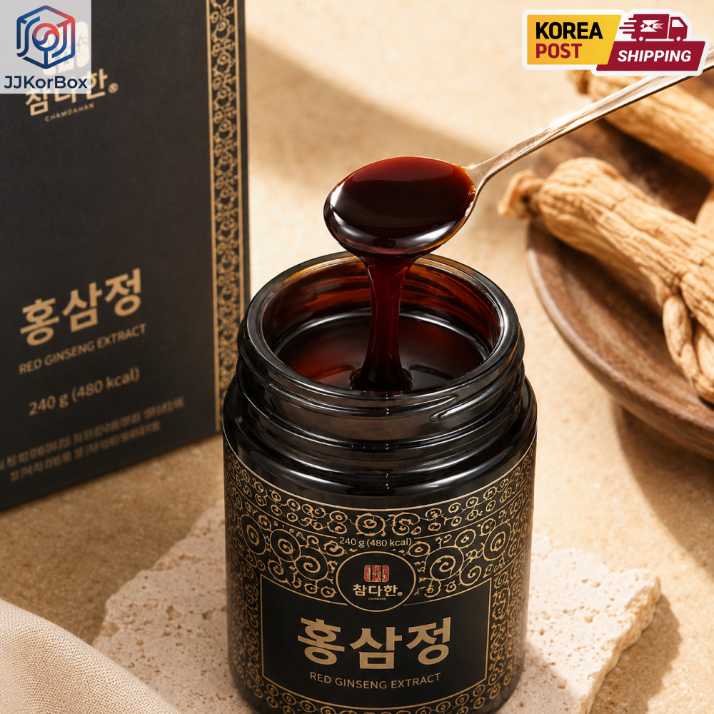 Korean Red Ginseng Extract 240g Premium Whole Root Paste Max Absorption Gift