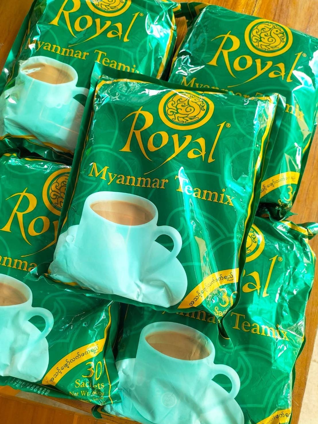 Burmese Teamix Royal Myanmar Tea Milk 3In1 Instant Tea 30 sachets
