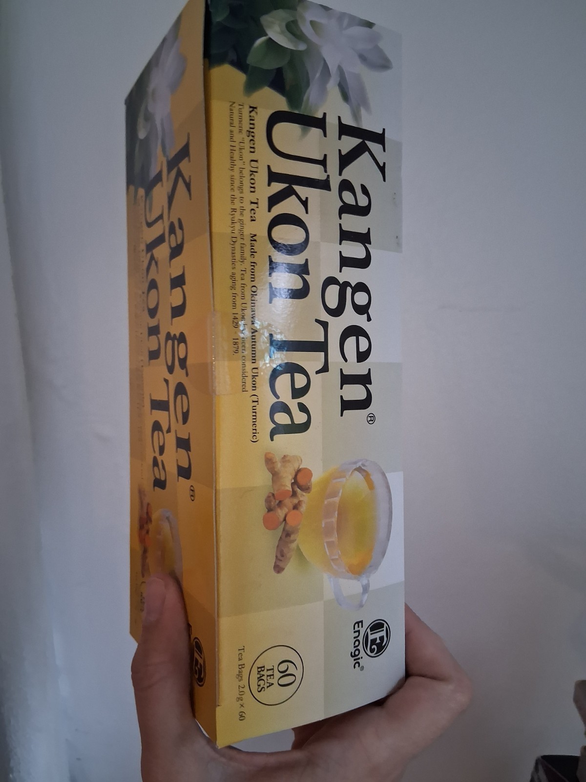 Kangen Ukon Turmeric Tea 60 Bags 100% Organic by Enagic  Sealed New