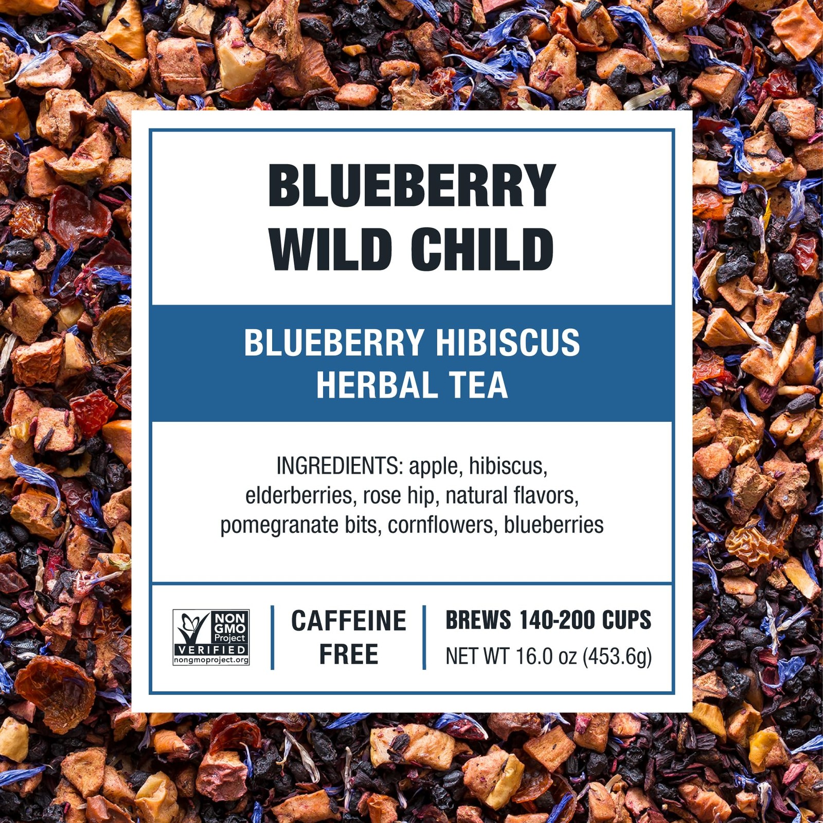 Tiesta Tea Blueberry Wild Child, Bulk Pouch – 200 Cups, Child