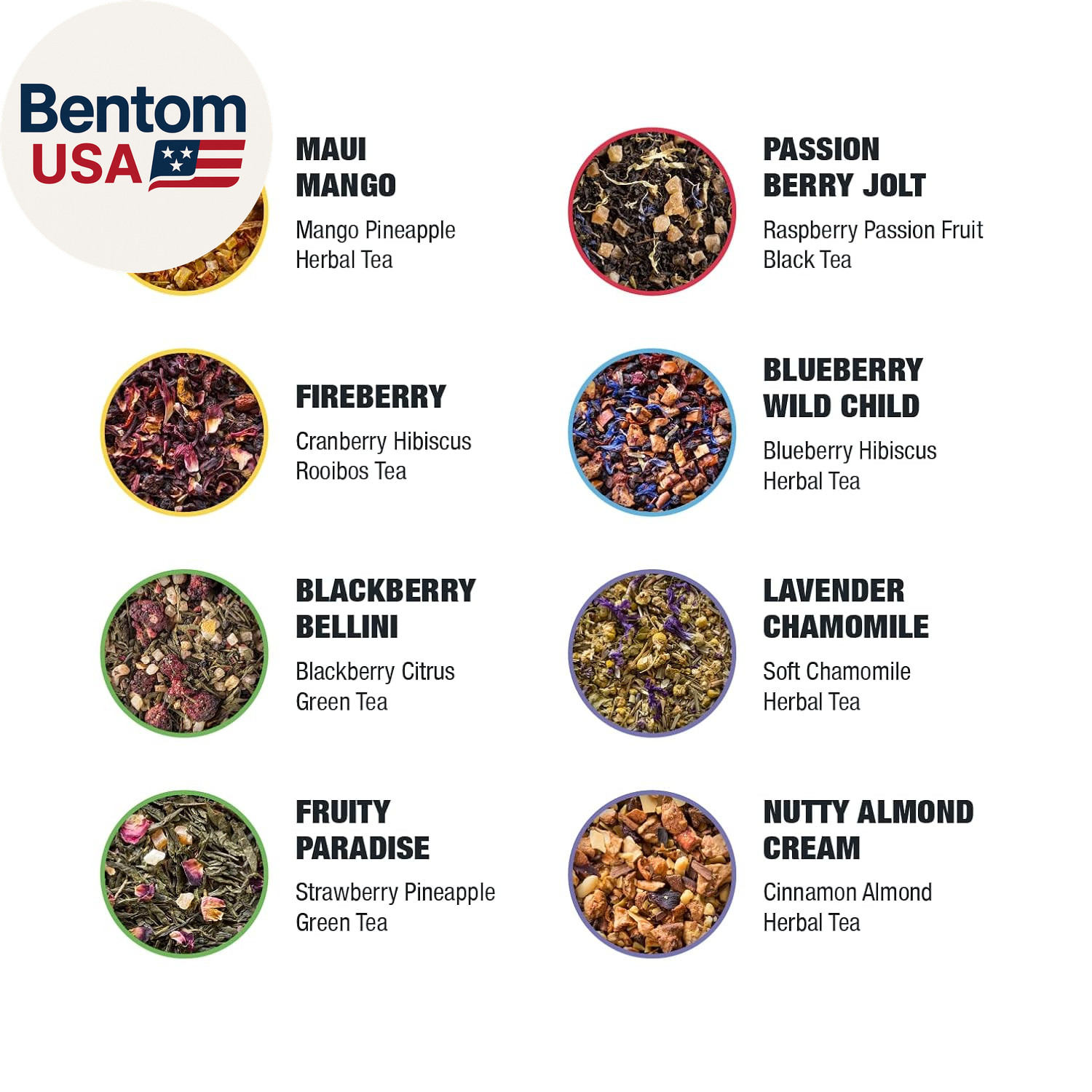 – Top 8 Favorites Sampler Set, Mother’S Day Loose Leaf, up to 80 Cups, High to N