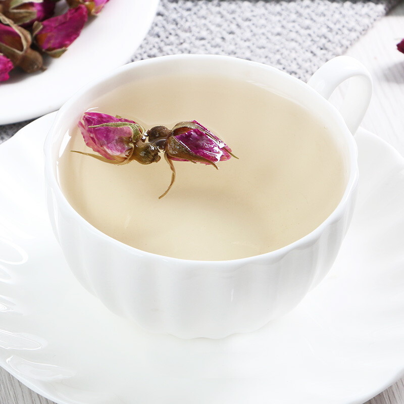60g Rose Tea Buds Dried Flower Herbal Organic Purple Rosebud Tea Beauty Tea