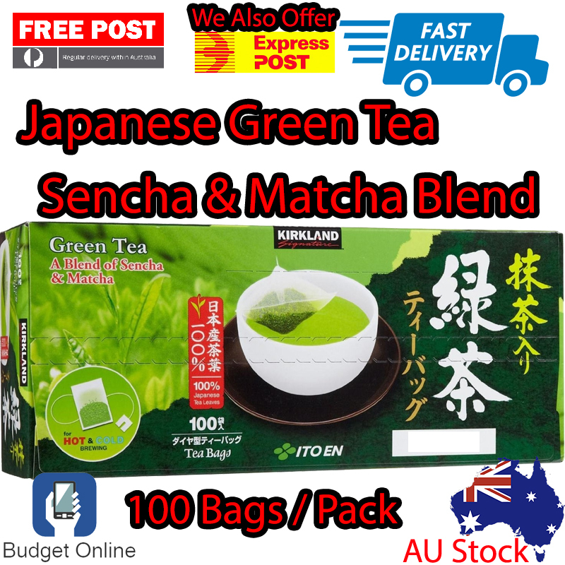 Itoen Japanese Green Tea Bags Sencha Matcha Blend 100pk per Box Product of Japan