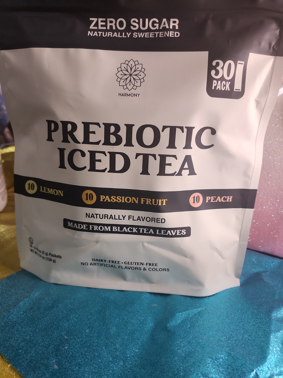 Prebiotic Iced Tea Zero Sugar 30 Pack New Sealed Dairy And Gluten Free