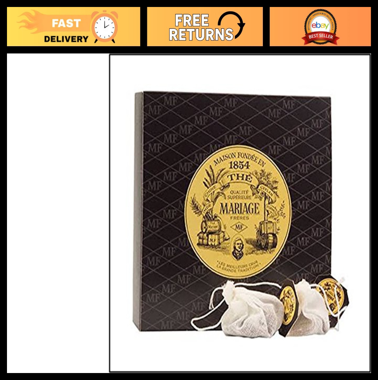 Dream Tea – 30 Muslin Tea Sachets – Premium Loose Leaf Herbal Infusion Bags