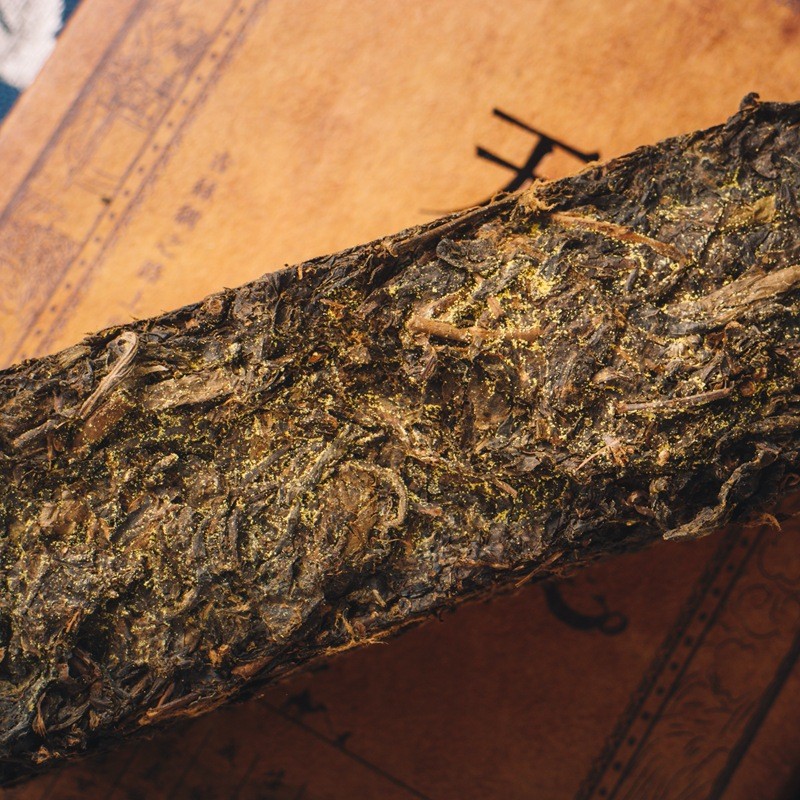 1000g Premium 2015 Tianjian Fu Jin Flower Fu Tea Handmade Old Black Tea Brick