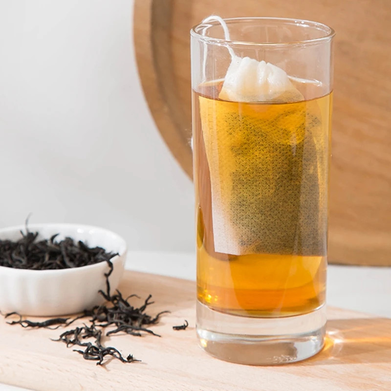 Disposable Empty Teabags with String Filter Paper for Loose Tea Herbs
